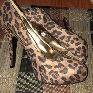Mossimo Leopard Heels